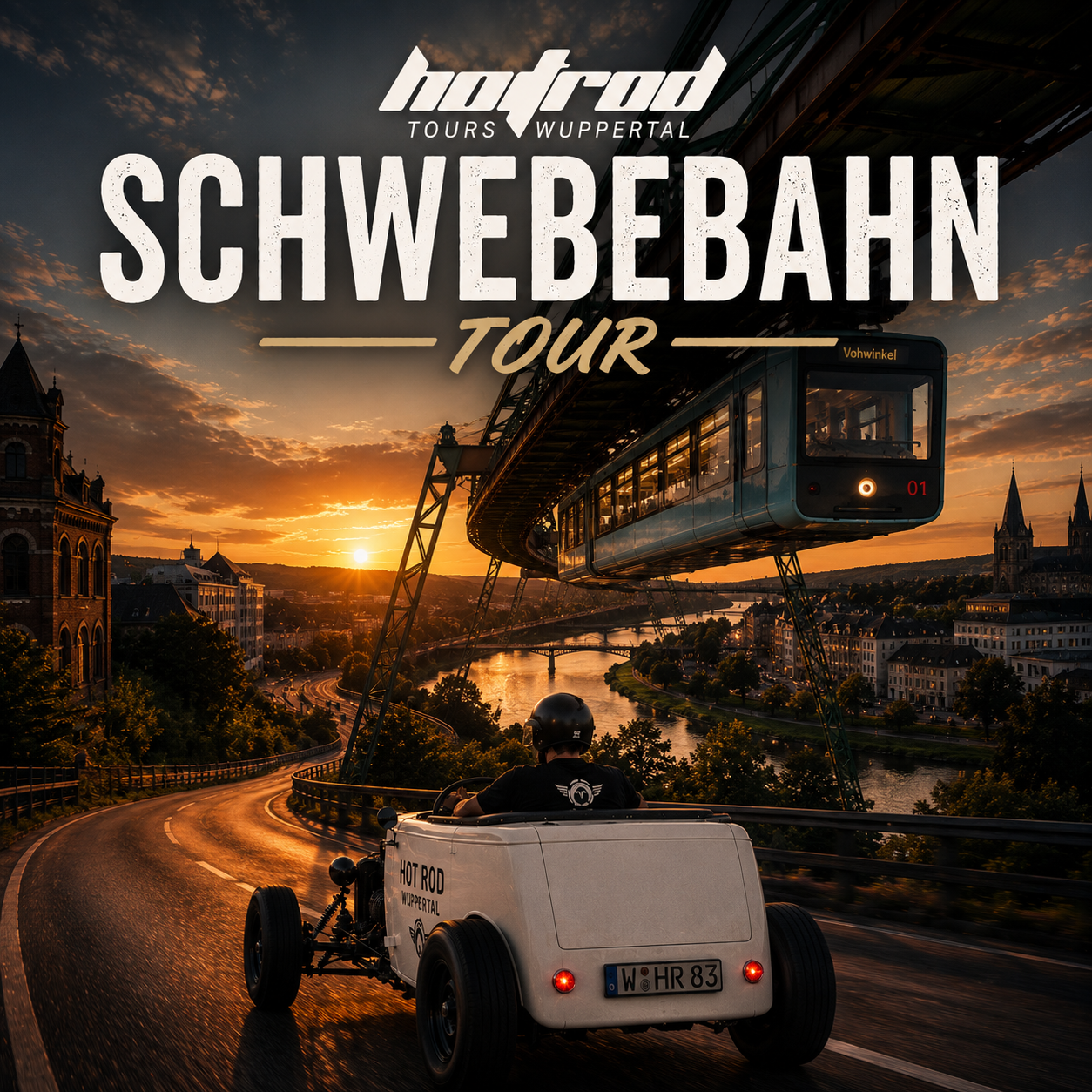 Schwebebahn Hotrod Tour Wuppertal