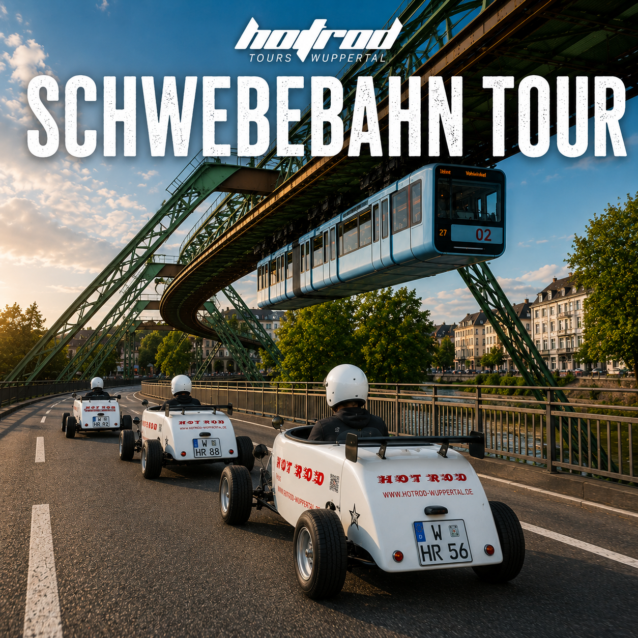 Schwebebahn Hotrod Tour Wuppertal